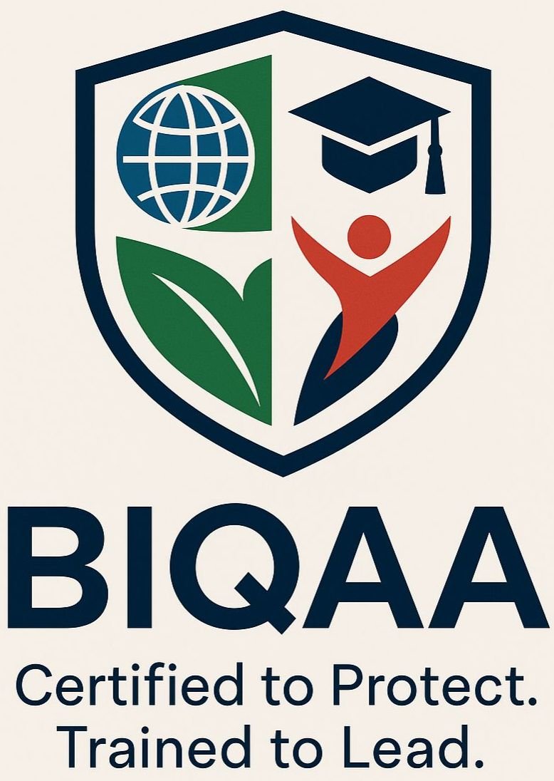 BIQAA Cerified to Protect Trained to Lead