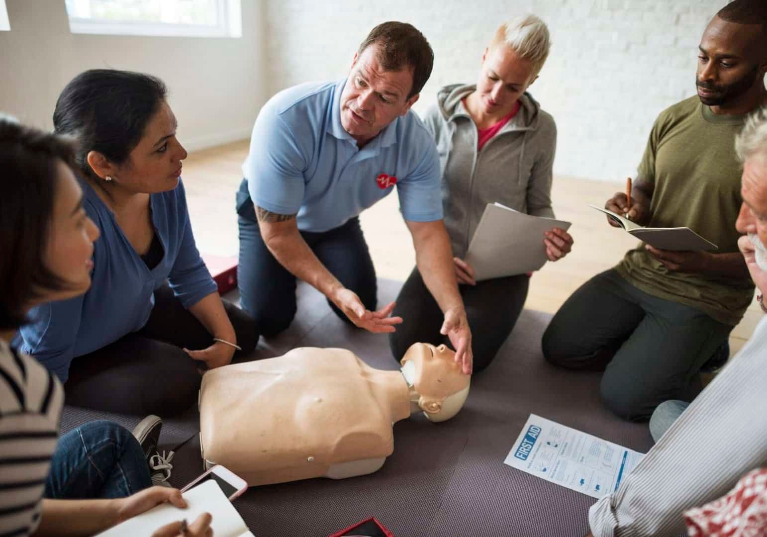 first aid training course instructor